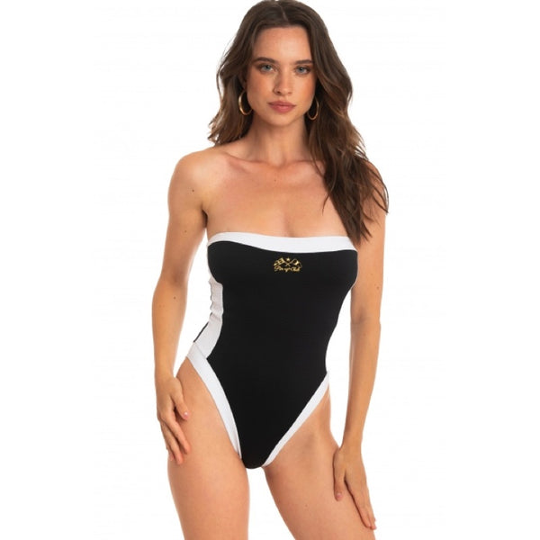 One Piece Bikini With Belt Pin Up Club PF012I
