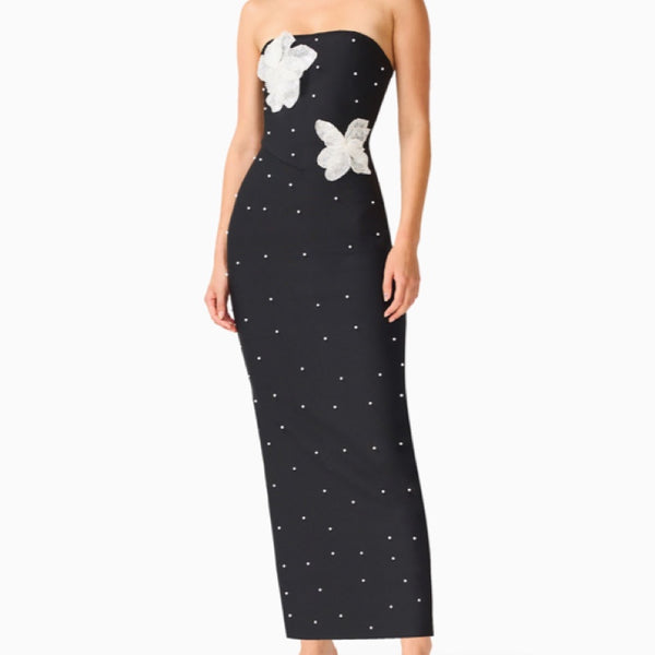 Natasia Pearl Maxi Dress
