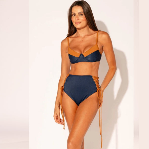 Kaia Underwire Bikini Top & Double Sided Hotpant Set