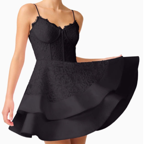 Fiorina Sleeveless Tiered Mini Dress