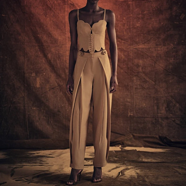 Blusa Moldura Atelie & Pant Set
