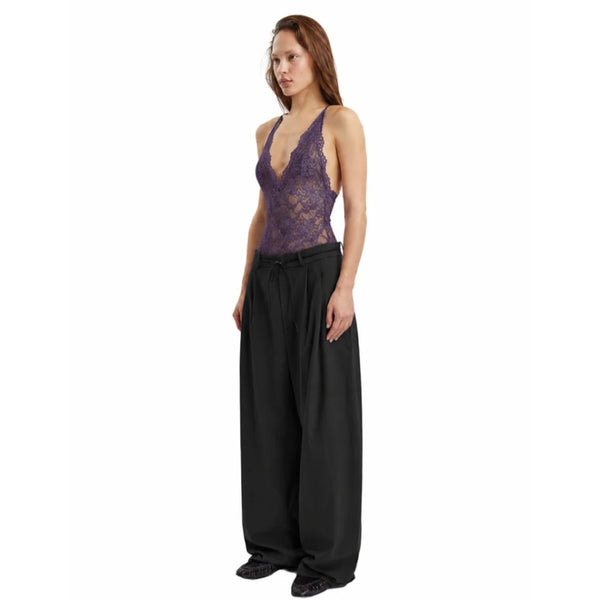 Fran Lace Bodysuit in Purple