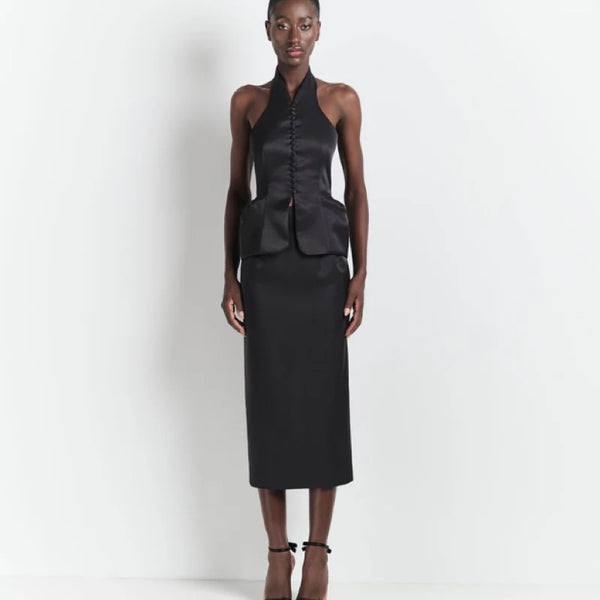 Moulage Midi Skirt & Silhouette Blouse