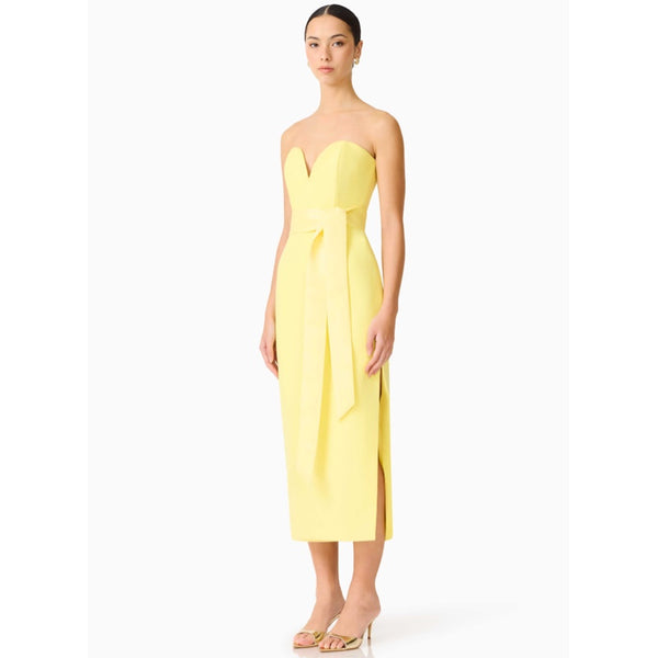 Cara Sweetheart Strapless Gown - Yellow
