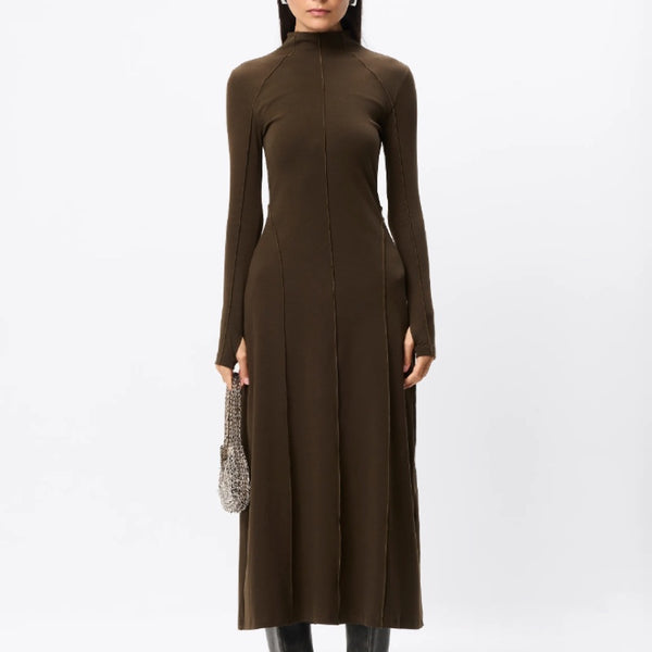 Amal Midi Dress (Olive Green)