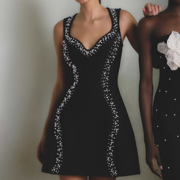 Natasia Pearl Mini Dress