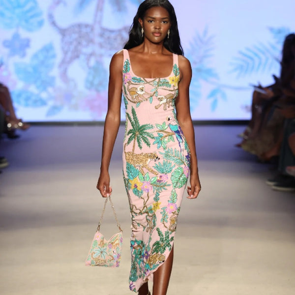 Tropica Pink Maxi Dress