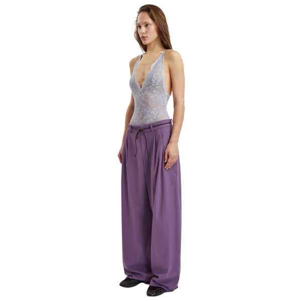 Fran Lace Bodysuit in Light Purple