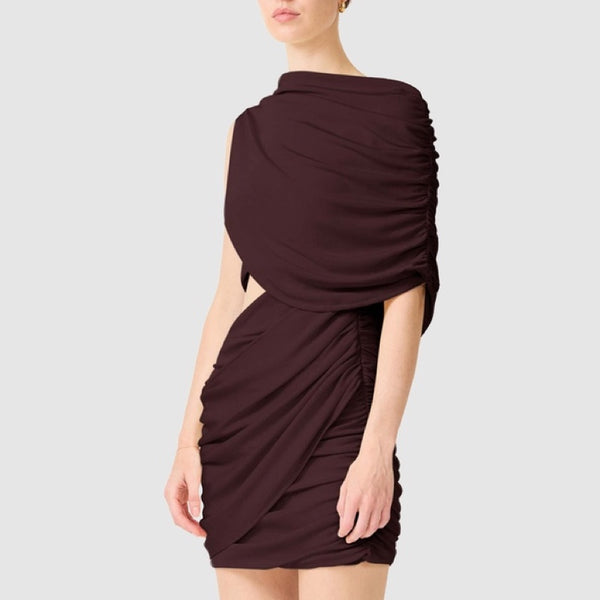 Simone Cape Mini Dress
