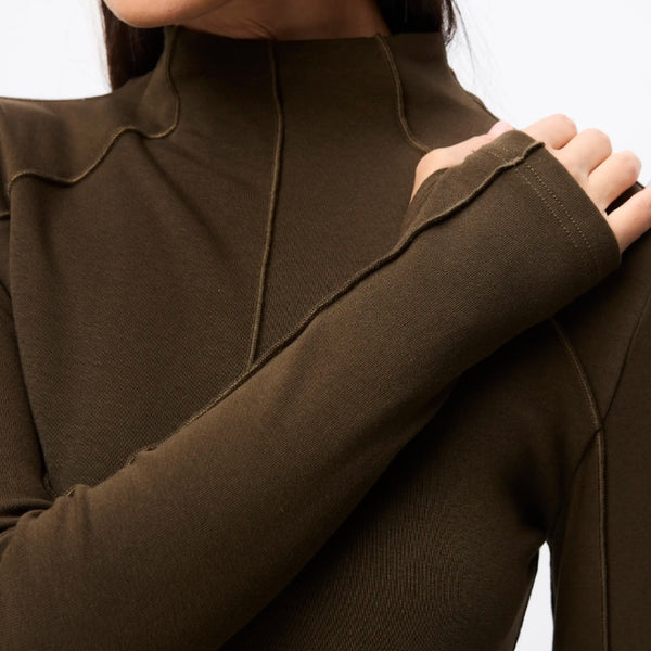 Amal Midi Dress (Olive Green)