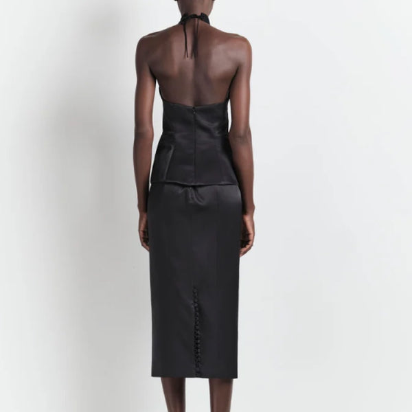 Moulage Midi Skirt & Silhouette Blouse