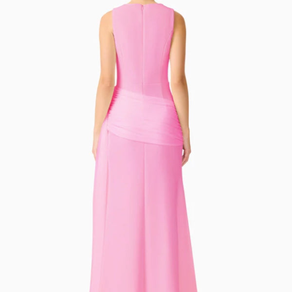 Amelina Sash Gown in Pink