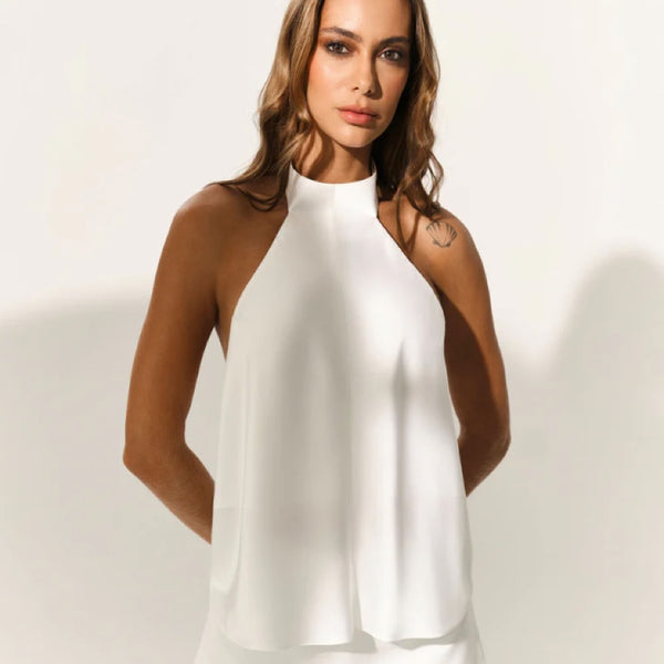 Lamparina Blouse & Woven Strappy Skirt