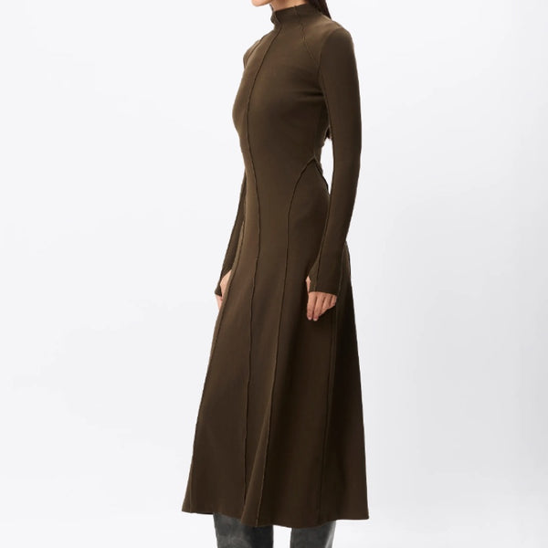 Amal Midi Dress (Olive Green)
