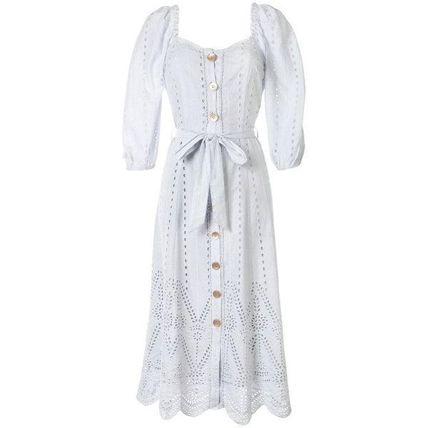 Lola Off Shoulder Dress White - 8 - 10