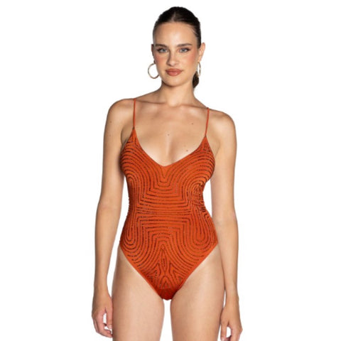 Solid Color One Piece Bikini - 012 PF032I12S