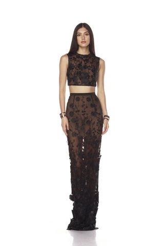 Jasmine Black Two Piece Set - S(B)