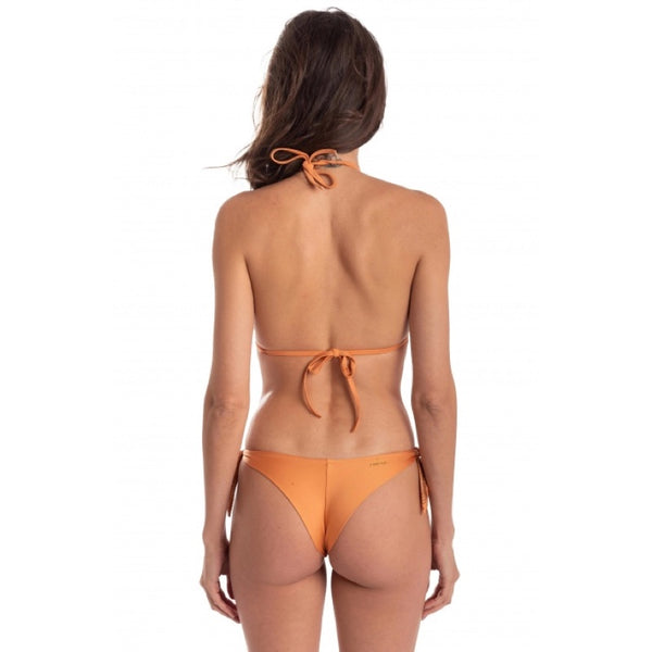 Push-up triangle bikini with fixed padding in soft lycra and crystal workmanship PF033FM