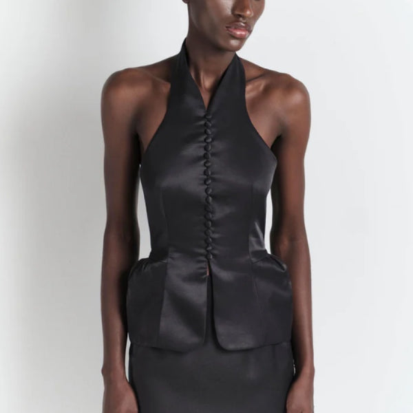 Moulage Midi Skirt & Silhouette Blouse