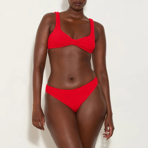 Bonnie Bikini M Crinkle Red