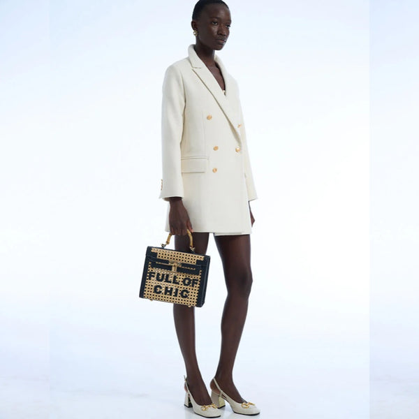 Being me its a full time wool blazer off white