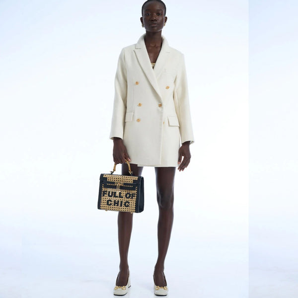 Being me its a full time wool blazer off white