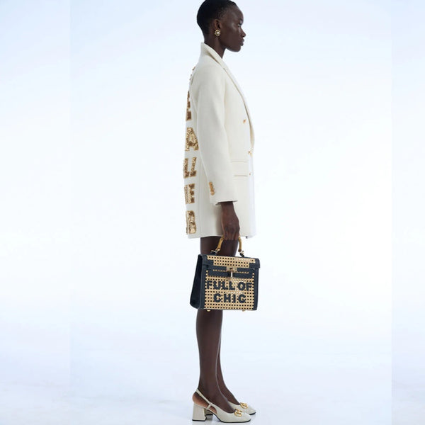 Being me its a full time wool blazer off white
