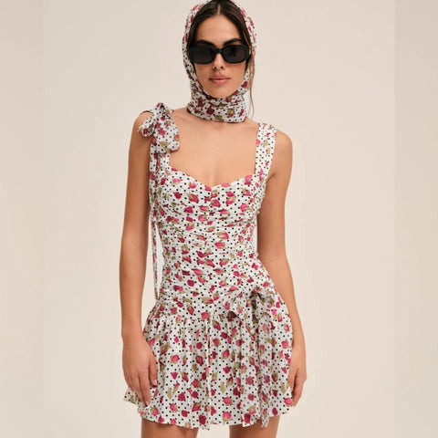 Betty Bud Mini Dress - XS - S
