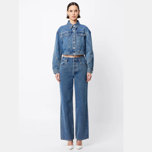Bexley Wide Leg Jean Dark Blue - 6