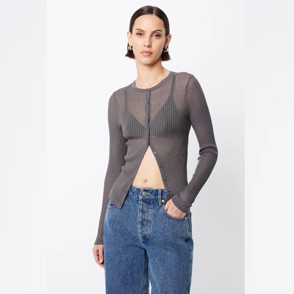 Bristol Cardigan Grey - 6 - 8