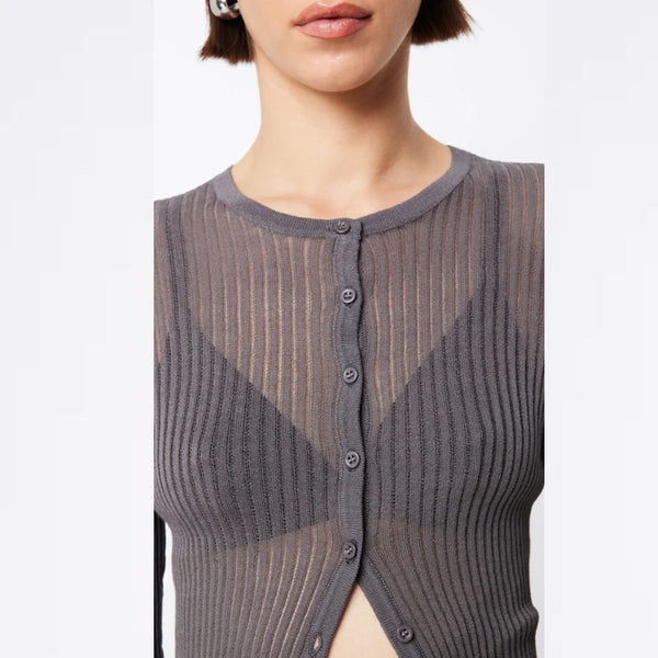Bristol Cardigan Grey - 6 - 8