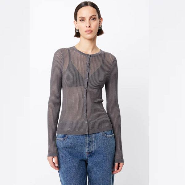Bristol Cardigan Grey - 6 - 8
