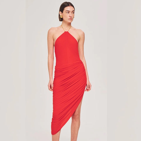 Cerva Dress Fiery Red