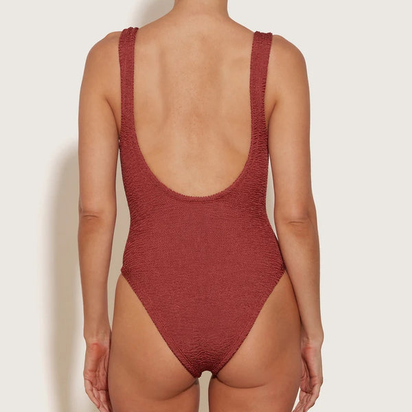 Domino Swim Crinkle - M Metallic Crinkle Metallic Rosewood - (B)