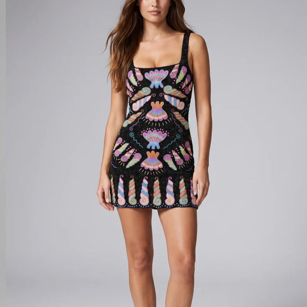 Dream Shell Dress Black