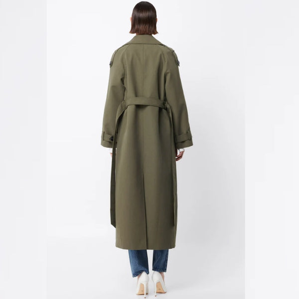 Franklin Trench Coat Khaki - 6 - 8
