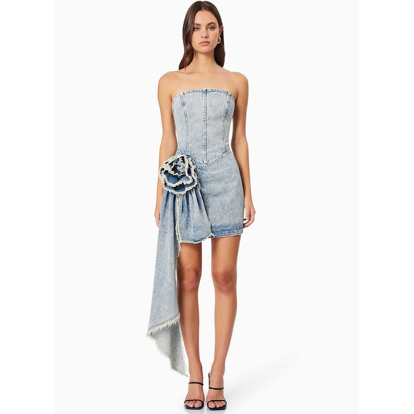 Giselle Denim Mini Dress  - S