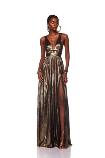 Goddess Gold Gown - S(B)