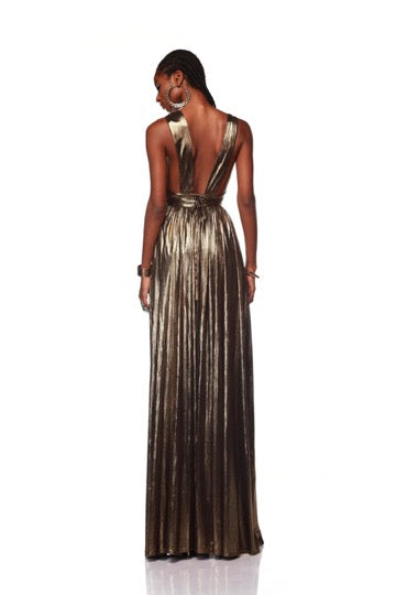 Goddess Gold Gown - S(B)