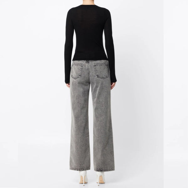 Bexley Wide Leg Jean Grey - 6