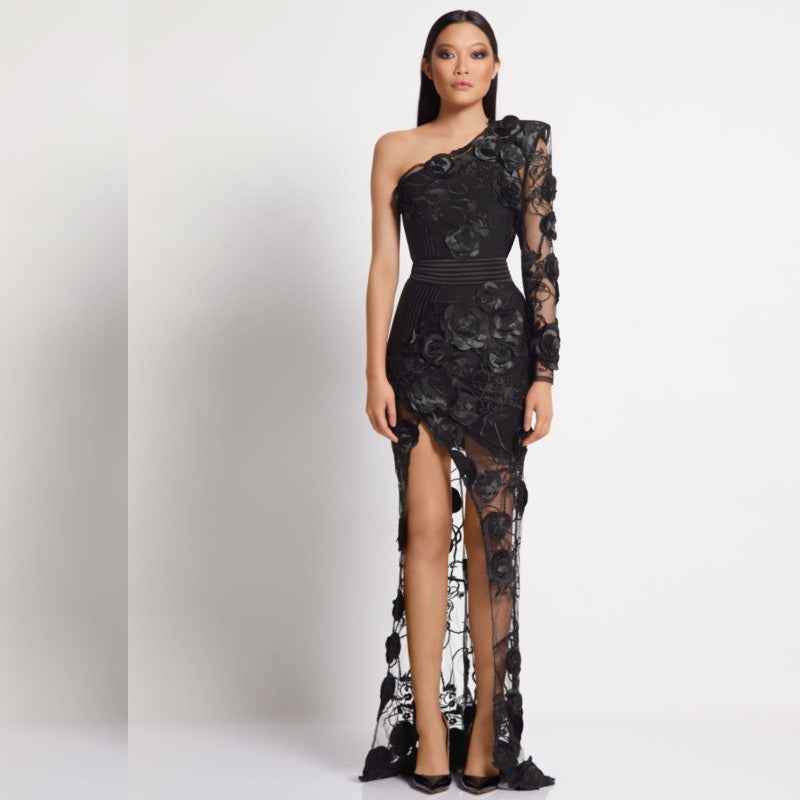 I Found Love Gown in Black - 8(B)