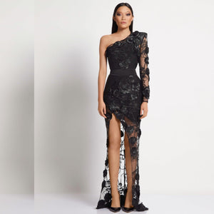 I Found Love Gown in Black - 8(B)