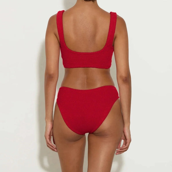Juno Bikini Crinkle Red (B)