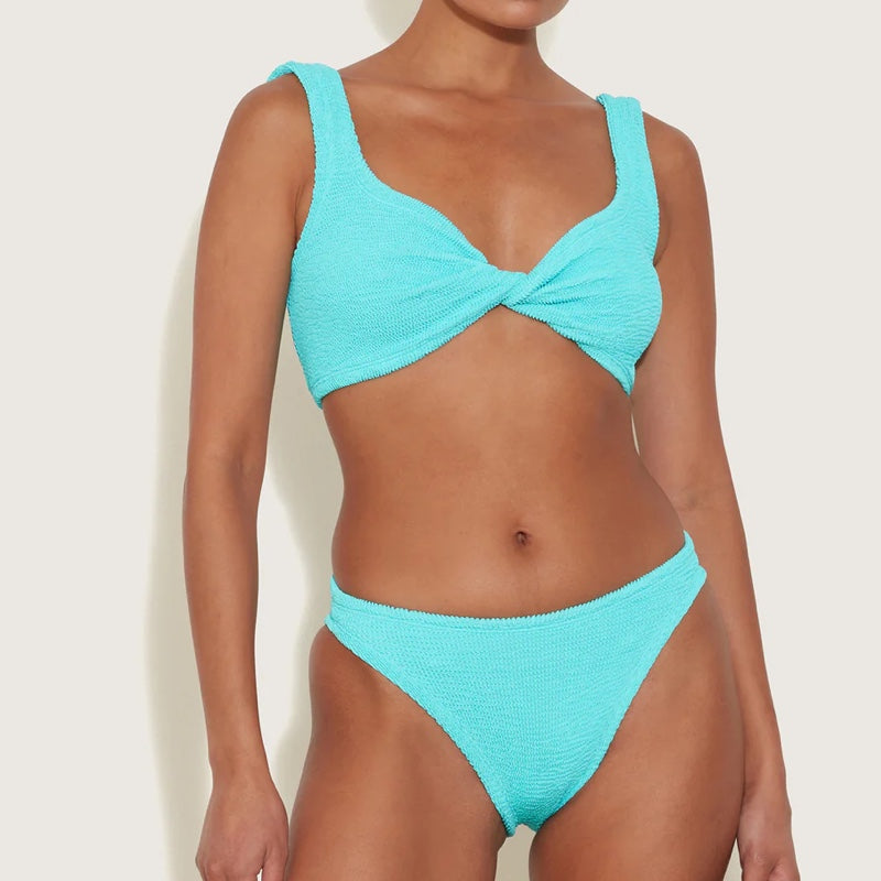 Juno Bikini Crinkle Aqua