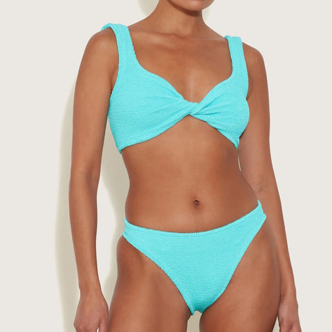 Juno Bikini Crinkle Aqua