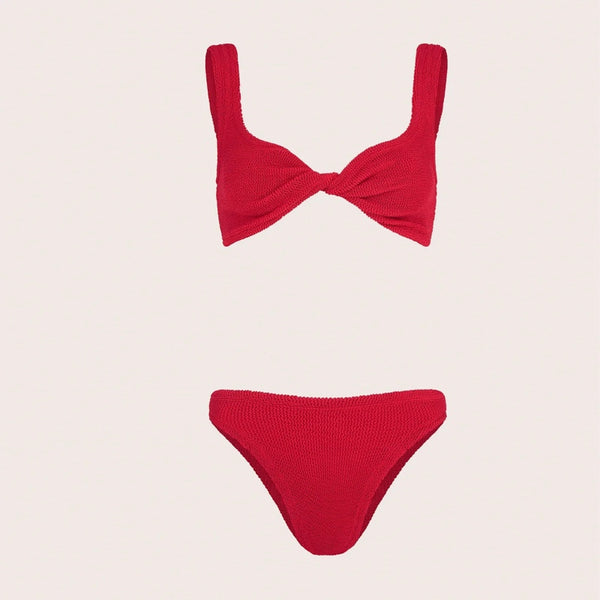 Juno Bikini Crinkle Red (B)