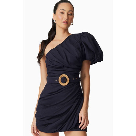 Kara Asymmetrical Mini Dress - S