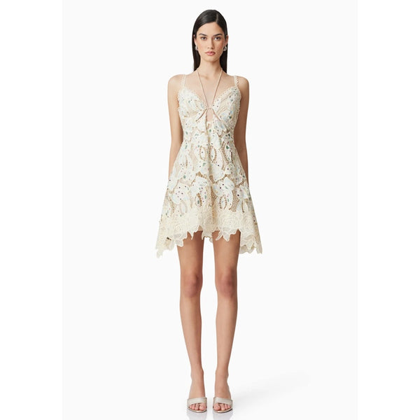 Kyla Mini Halter Dress - XS - S