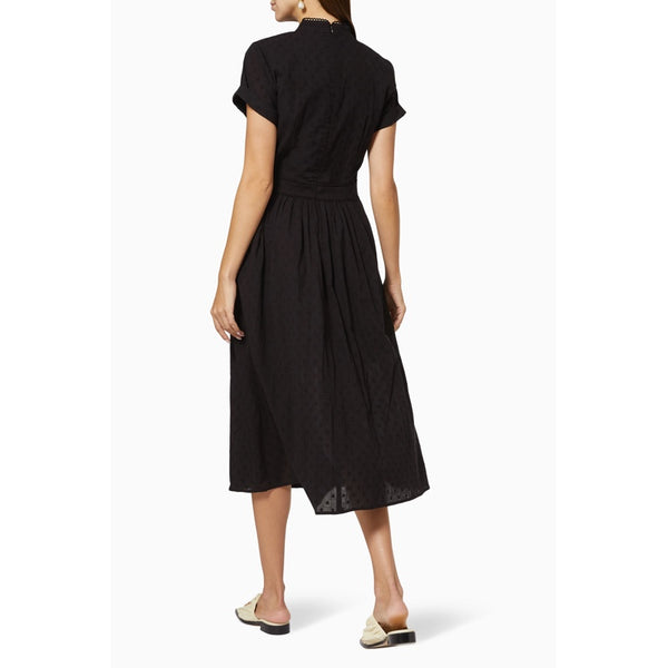 Lola High Neck Dress Black