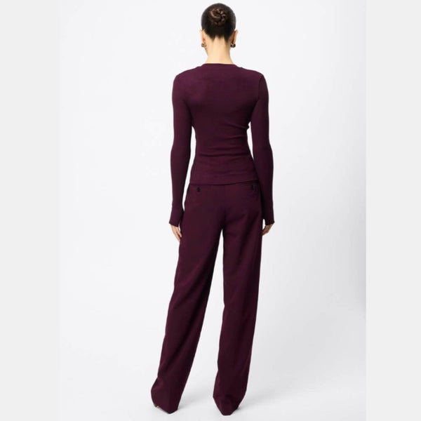 Lyon Cardigan Cherry Lacquer - 6